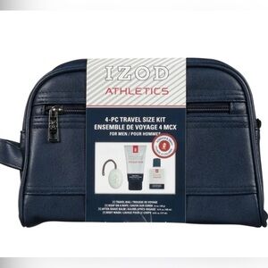 IZOD Men's Navy Travel Bag 4 Piece Set